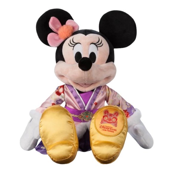 Disney Parks Lunar New Year 2022 Minnie Mouse Disney Shanghai Resort Plush - Picture 2 of 8